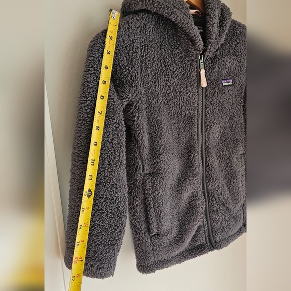 Patagonia Girls Fleece hoodie full zipper pullover Jaquet size 7/8 - Picture 14 of 14